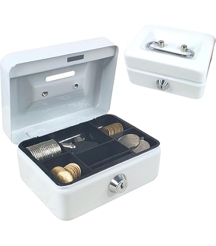 Amazon.co.jp: まめあず工房 貯金箱金庫 鍵付き 小型金庫