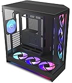 NZXT H6 Flow RGB ブラック 2面スモーク強化ガラス ATX PCケース