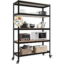 DANT House スチールラック5段 幅120 奥行45 高さ191 Amazon｜HOMEDANT House 組立簡単 ラミネート スチールラック キッチン
