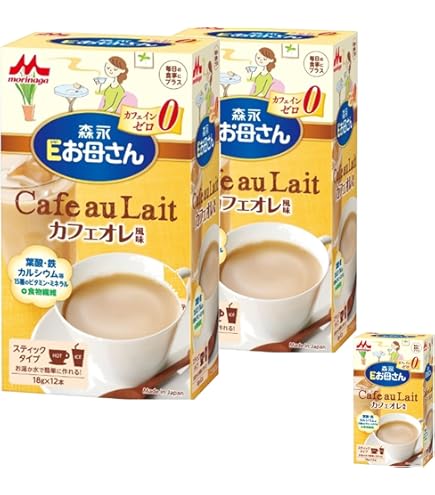 森永Eお母さん ミルクティー風味 18g×12本 3箱