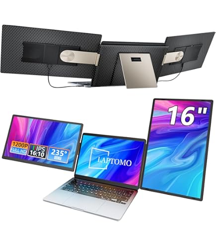 モバイルモニター 2画面 トリプルポータブルモニター 14インチ ノートパソコン 楽天市場】デュアルディスプレイ 14インチ モバイルモニター 14