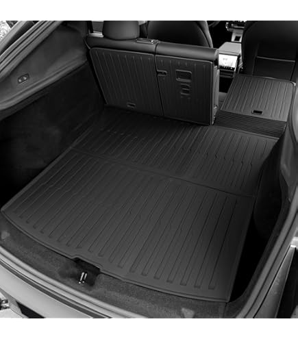 Amazon.co.jp: エコレザー製 テスラ モデルY/ModelY トランクマット
