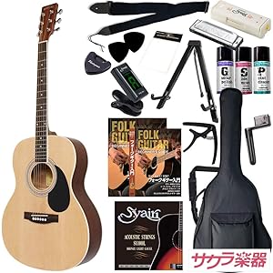 HONEY BEE アコースティックギター F-15 初心者入門16点セット /ナチュラル(9707021208)