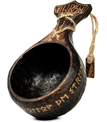 トナカイの骨に雷鳥の絵付きククサ　マグ Amazon.co.jp: Nordic Art Store ハンドメイド KUKSA - ラップ