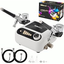 Amazon.co.jp: 【2本ハンドピース付き】エアブラシ ミニコンプレッサー