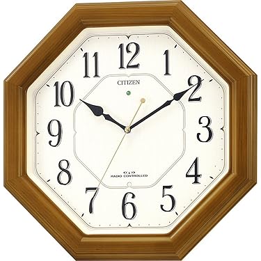 CITIZEN 電波時計 オーバル型 18曲メロディ CITIZEN シチズン 掛け時計