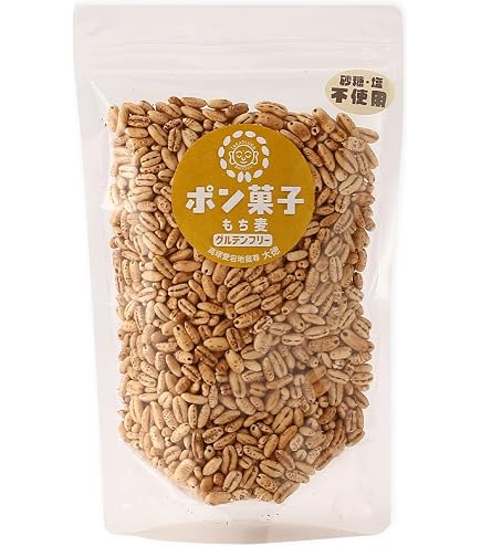 Amazon.co.jp: ポン菓子 無糖 2袋入 (50g×2袋） 無添加 無着色 無糖