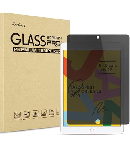 JETech iPad 10.2インチ用強化ガラス保護フィルム2枚セット Amazon.com: JETech Screen Protector for iPad (10.2-Inch