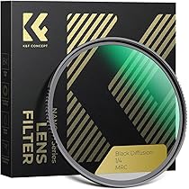 Amazon | K&F CONCEPT 77mm ブラックミスト1/4 ソフト効果 1/4