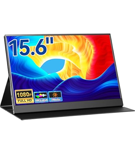 Amazon.co.jp: モバイルモニター 15.6インチ ディスプレイ
