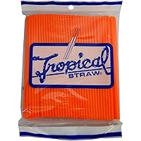 業務用 トロピカルストロー オレンジ 200本入り 32150014