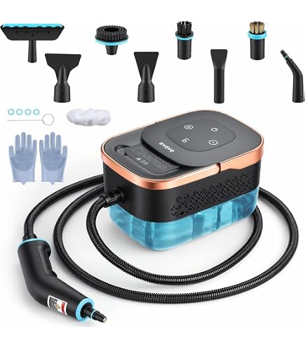 Amazon | evove スチームクリーナー 高温 高圧スチーム 蒸気洗浄機