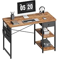 Amazon | YeTom デスク 机 pcデスク パソコンデスク 幅100cm 布製