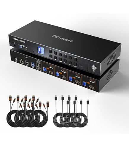 分配器・切替器 TESmart 4X1 HDMI KVM SWITCH 分配器・切替器 TESmart 4X1 HDMI KVM SWITCH Amazon.co.jp