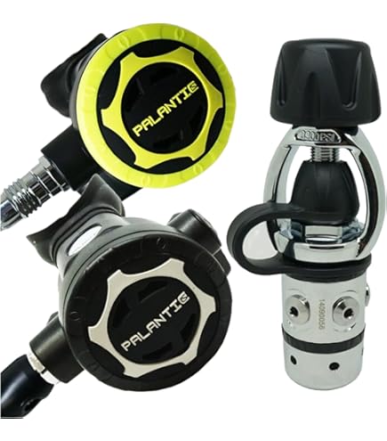 Mares MV レギュレーター 黒/黄色 オクトパス付き