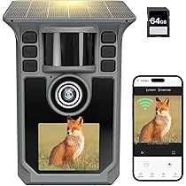 Amazon.co.jp: FKPCAM 2025最新型ソーラー式 4K トレイルカメラ 64MP