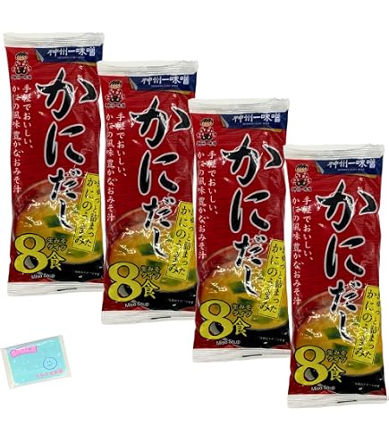 Amazon | 神州一味噌 即席生みそ汁 3種アソート(かにだし・あら汁