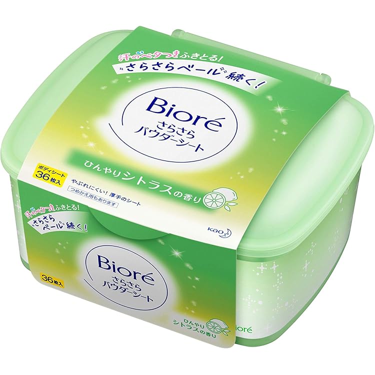 Amazon | ビオレ さらさらパウダーシート アクアオアシスローズの香り