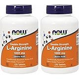 【2個セット】　[海外直送品]　 Lアルギニン 1000mg（海外直送品） L-Arginine 1000 mg - 120 Tabs