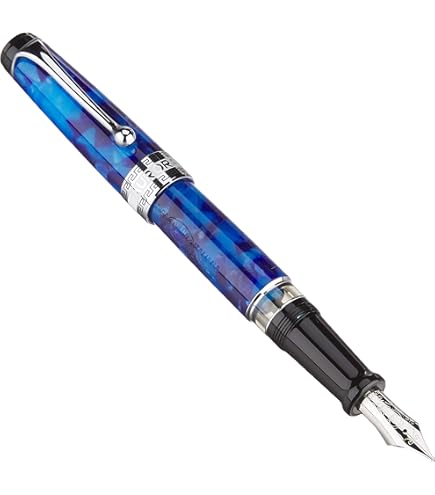 Amazon | アウロラ 万年筆 EF 極細字 オプティマ 996-BE ブルーGT 吸入