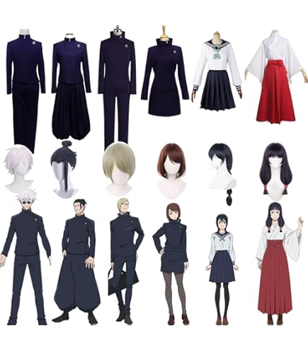 Amazon.co.jp: コスプレ衣装 呪術廻戦 パンダ先輩 制服+腕章