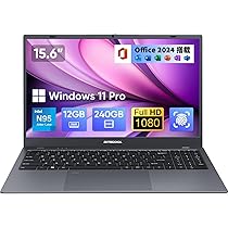 Amazon.co.jp: ノートパソコン N95 ノートPC 15.6インチ【Office 2024