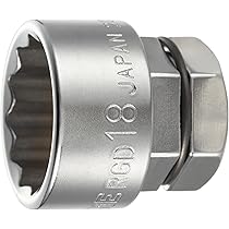 Amazon | ZKTOOL サスペンションストラットナットソケットセット 18mm