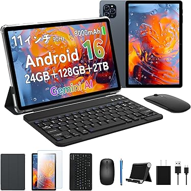 【新品】16GB+128GB+2TB拡張対応Android 15 タブレット Amazon.co.jp: Android 15 タブレット 10.1インチ｜A733