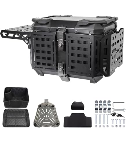 Amazon | デリバリーボックス 88L黒 バイク FRP製 ヤマハギアラゲージ