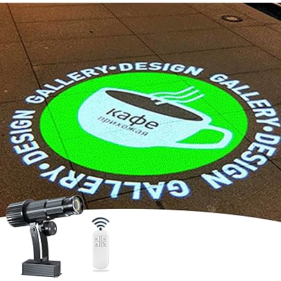 Amazon.co.jp: 広告投影ランプ15 W GOBO LOGO屋内投影ランプ-ショップ ...