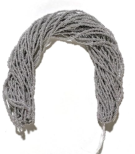 Miyuki Delica Seed Beads 11/0 (1.6mm) – 5g Pack, Galvanized Tarnished Silver, Czech Republic Glass