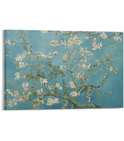 Amazon.co.jp: 世界の名画 ゴッホ 花咲くアーモンドの枝 ジークレー
