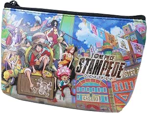 Amazon 劇場版 ワンピース スタンピード コスメポーチ 舟形 ポーチ 麦わらの一味 One Piece バッグ 財布 おもちゃ