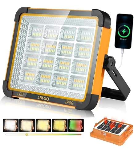 Amazon.co.jp: 【200W高輝度モデル】投光器 LED 15000lm 作業灯 5つ