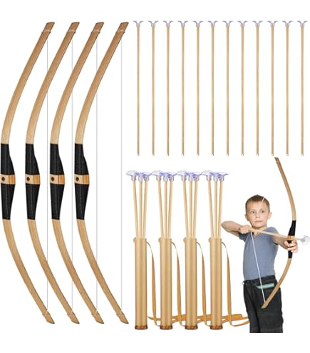 Amazon.co.jp: 子供用弓矢セット、32インチアーチェリーセット
