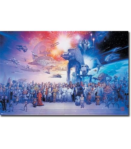 スターウォーズ コミコン ポスター Amazon.co.jp: ビッグウィッグプリント:スターウォーズブルー