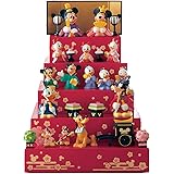 [ベルメゾン] ディズニー 段飾り 雛人形 おひなさま フルセット 5段飾り レッド