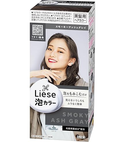 Amazon | リーゼ 泡カラー ミッドナイトアッシュ 黒髪染め | リーゼ