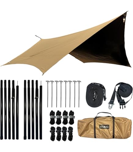 Amazon | Spatz スパッツ スクエアウィング350BTCタープ ブラウン