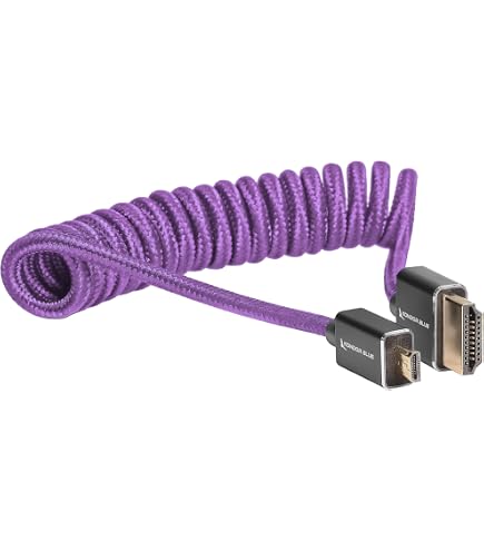 Amazon | ATOMOS ATOMFLEX PRO HDMI COILED CABLE (Micro to Full 30cm