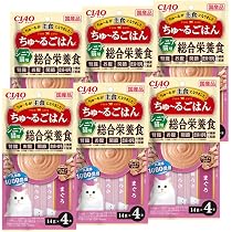 Amazon.co.jp: チャオ(CIAO)ちゅ～るごはんシニアまぐろ4本6個セット