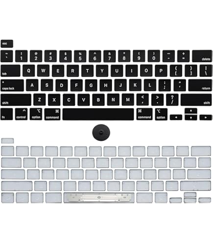 Amazon | Padarsey 交換用USレイアウトキーボード ブラック MacBook 12