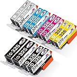 キヤノン Canon 互換インクカートリッジ BCI-326 BCI-325 BCI-326(BK/C/M/Y/GY)+BCI-325BK 6色セット×2パック（計12個入り）最新のICチップ搭載で残量表示機能 【Kingway限定】適格請求書発行可