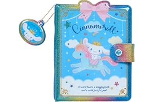 サンリオ(SANRIO) ときめくシール＆シール手帳 シナモロール 収納 チャーム付き シール台紙 貼って剥がせる スライダー付きケース お手紙風メモ 913928