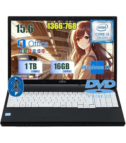 Amazon.co.jp: 中古ノートパソコン 互換OFFICE付属 今更ですが WINDOWS