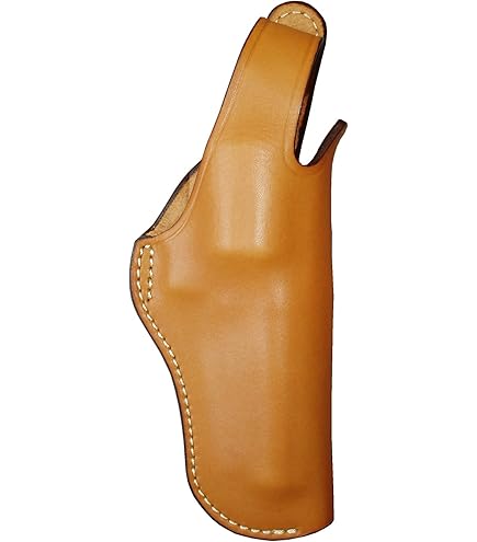 Amazon | East.A ヒップホルスター リボルバー4インチ用 牛革製・赤茶