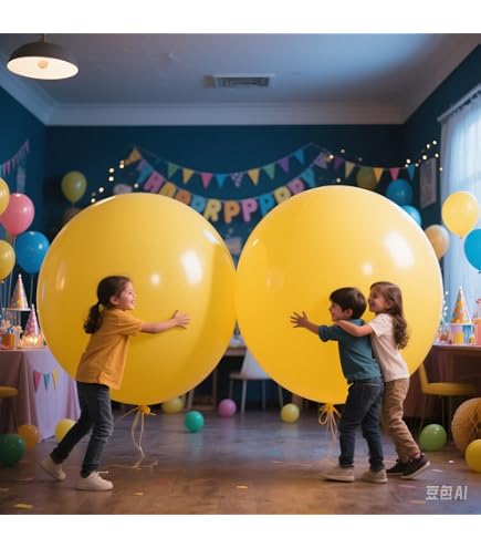Lot De 4 Ballons Géants 72 Pouces (environ 180 Cm) - Latex Rouge - Marque Karenhi - Neuf