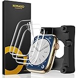【3枚組】 ガイド枠付き NIMASO フィルム 45mm Apple Watch series 9 / 8 / 7 対応 apple watch 9 / 8 / 7 用 保護フィルム 貼り付け簡単 アップルウォッチ 用 NSW23J808