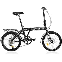 こし　折りたたみ自転車 ホワイト シマノギア　20インチ 折りたたみ自転車 20インチ シマノ 6段変速ギア おしゃれ フロント