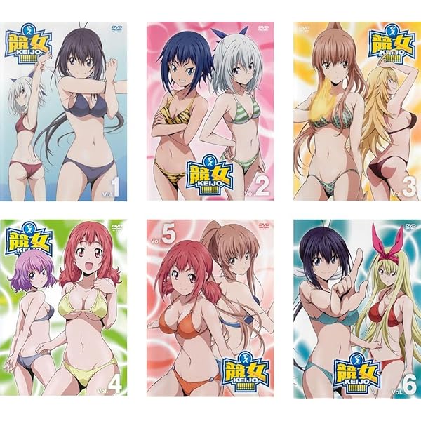 Amazon.co.jp: 競女!!!!!!!! [レンタル落ち] 全6巻セット